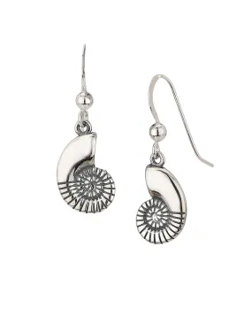 925 Sterling Silver Rhodium Plated And Oxidised Drop Earring For Women