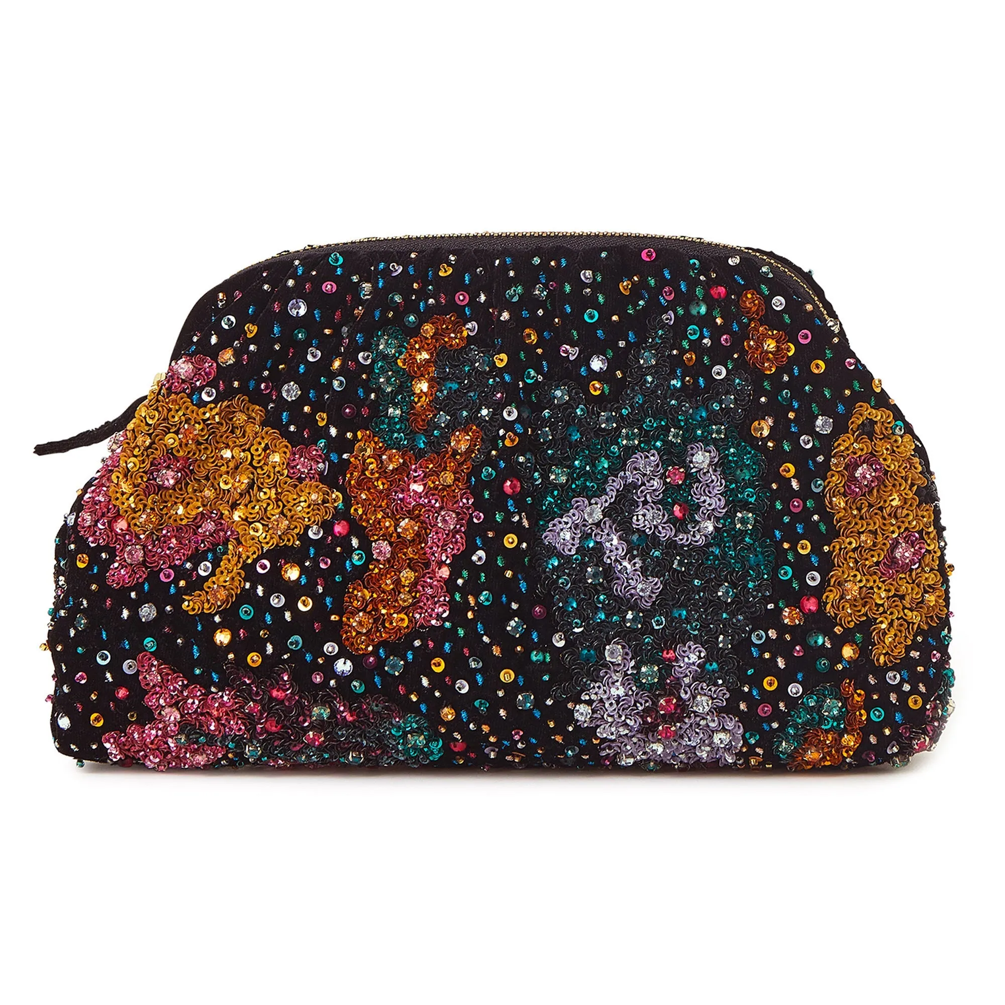 Accessorize London Women's Multi Galaxy Embellished Clutch Bag