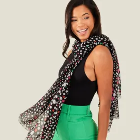 Accessorize London Women's Multi Spot Smarties Scarf