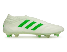 adidas Men's Copa 19  FG White Cloud/Solar Lime