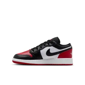 Air Jordan 1 Low Bred Toe 2.0 - Boy's Grade School