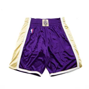 Authentic HOF Los Angeles Lakers Shorts 1996-2016 (Purple)