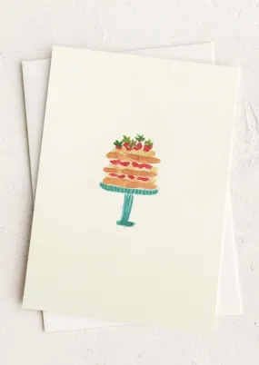 Berry Cake Blank Card