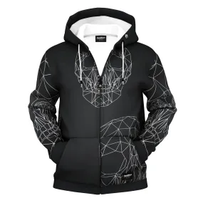 Black Dream Zip Up Hoodie