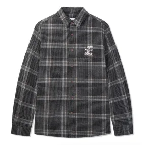 Butter Goods Rodent Flannel Shirt 'Black Grey'