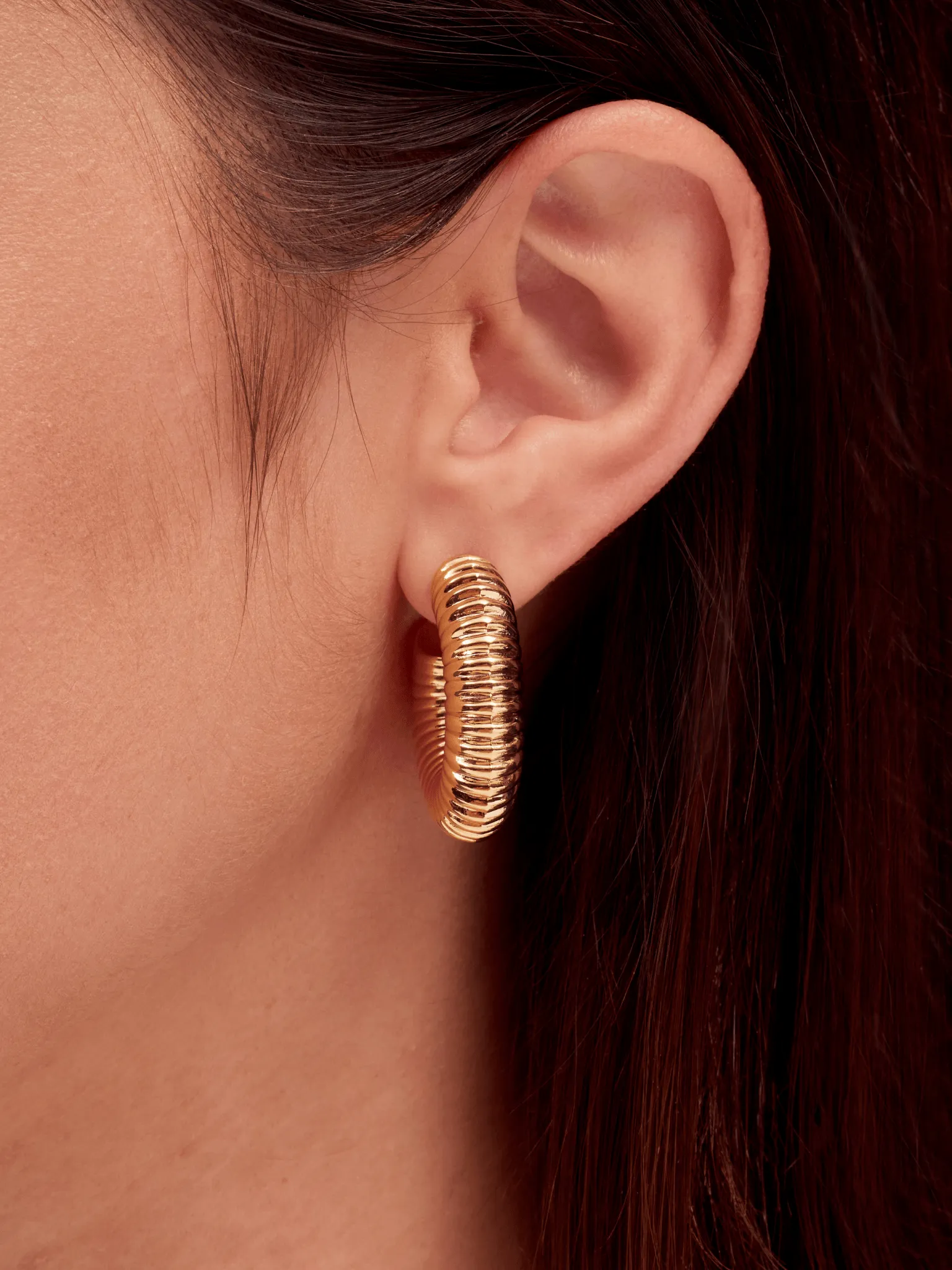 Coil Hoop Earrings