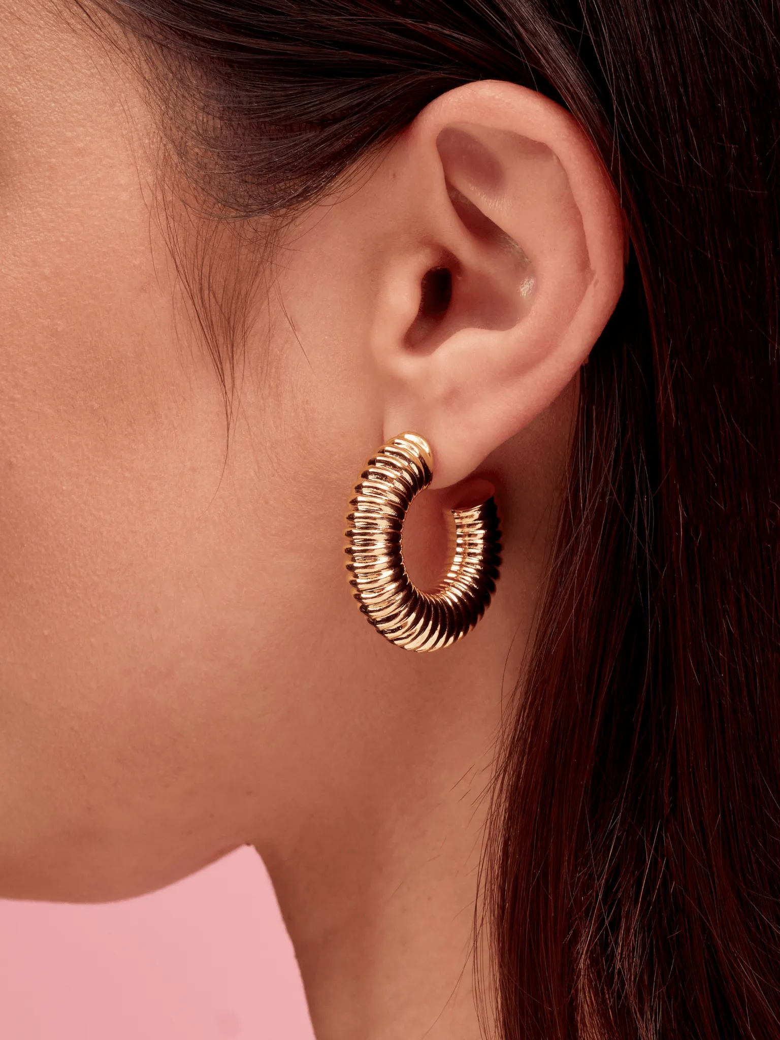 Coil Hoop Earrings