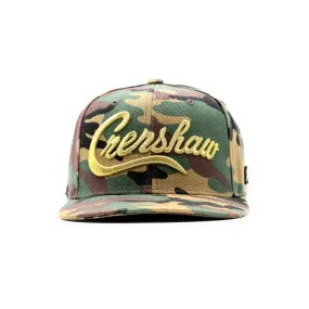 Crenshaw Limited Edition Snapback - Camo/Gold