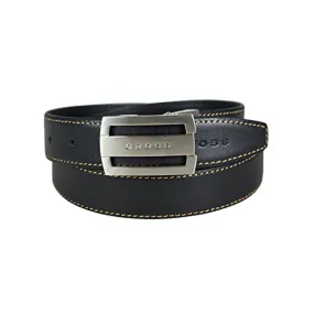 Cross Belt Pamplona30Mm Flat Buckle Black 7131