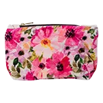 Daisy - Small printed velvet clutch