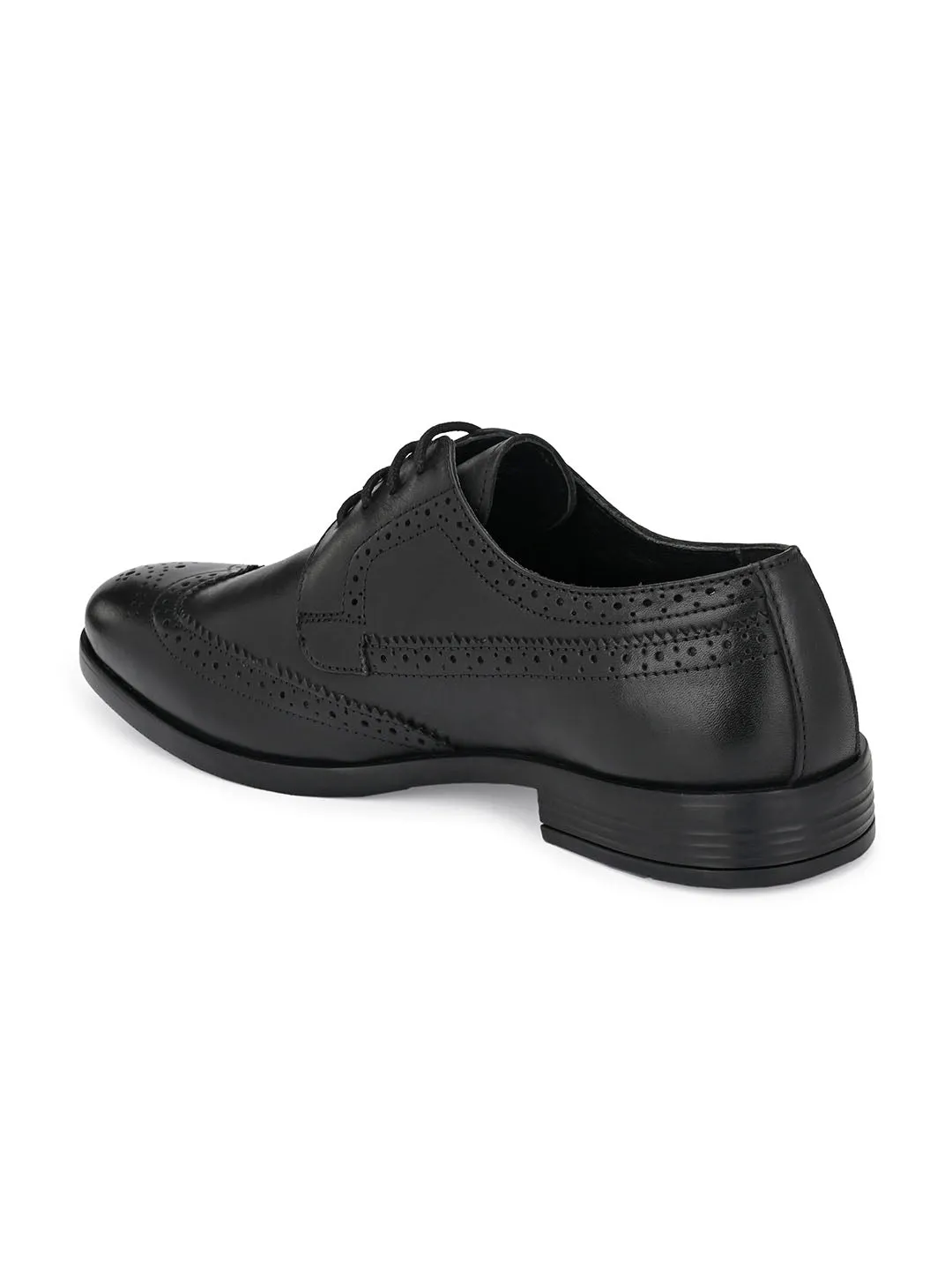 Darvey Black Brogues