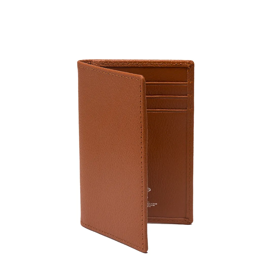 Ettinger Tan Capra Leather Slim Card Case