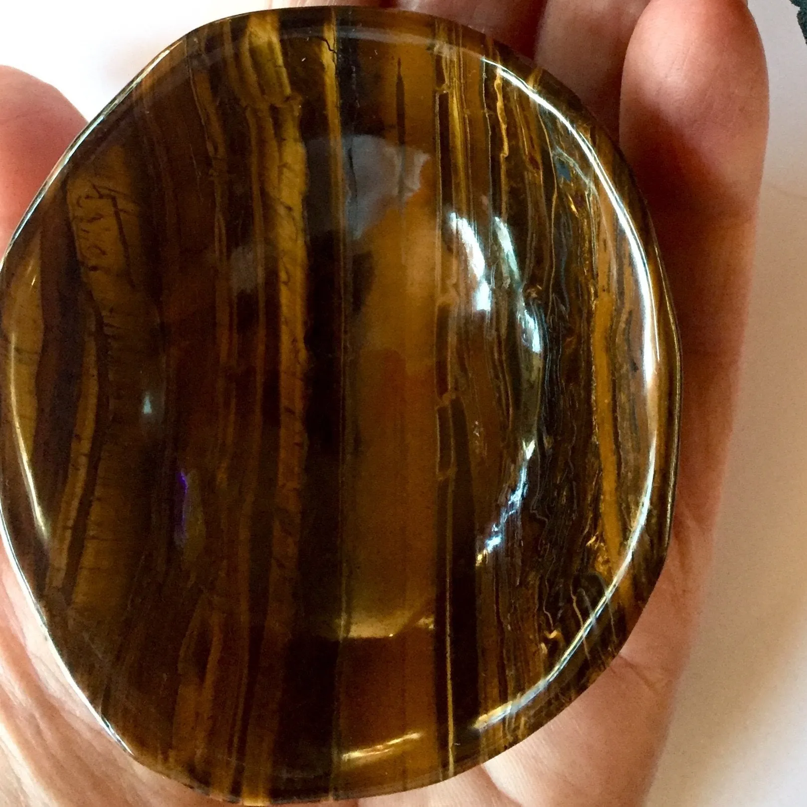 Golden Brown Tigers Eye Bowl