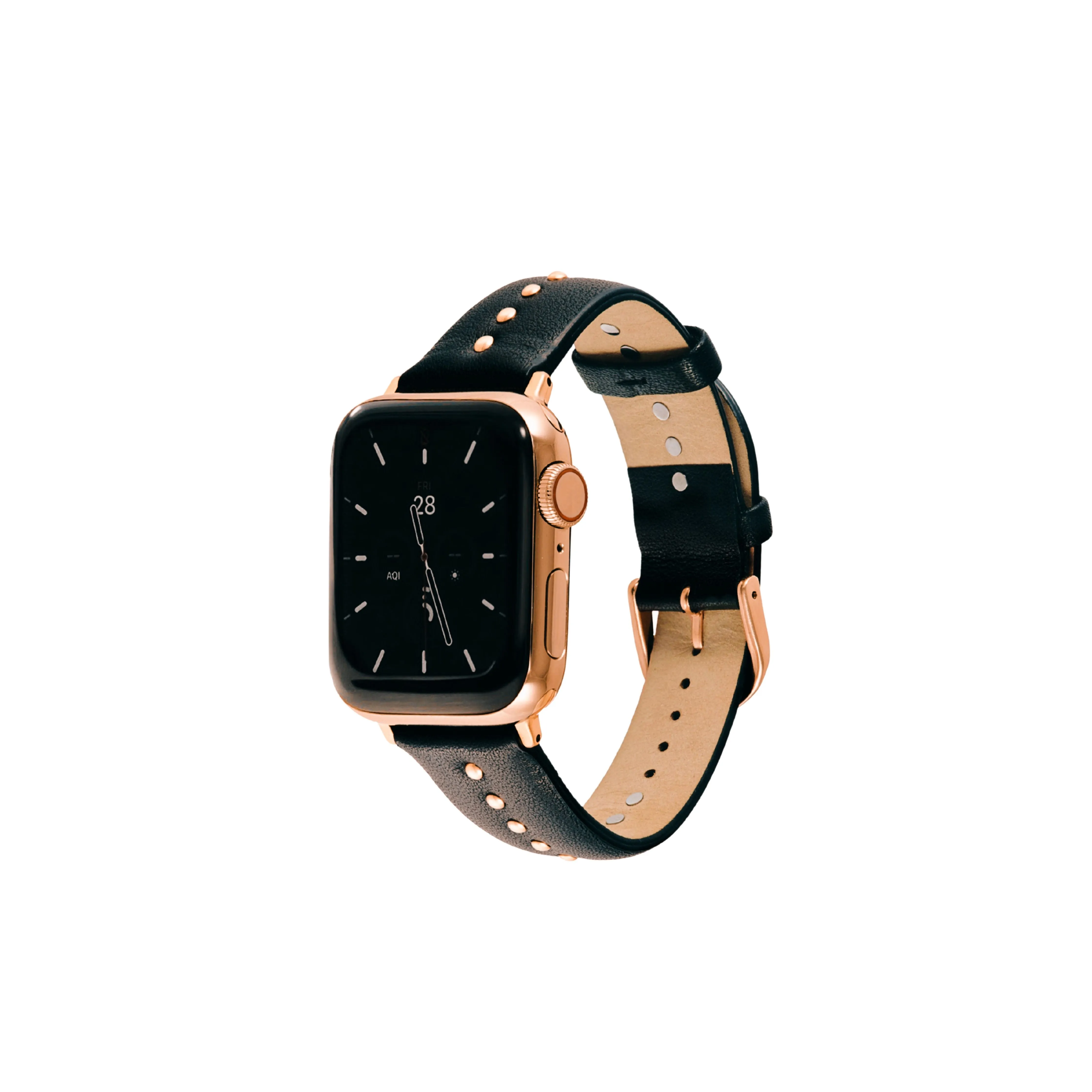 Goldenerre Black Stud Band for the Apple Watch