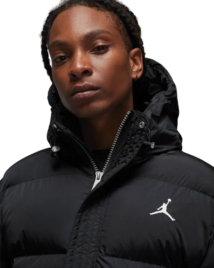 Jordan Essentials men's down jacket with hood FB7311-010 black