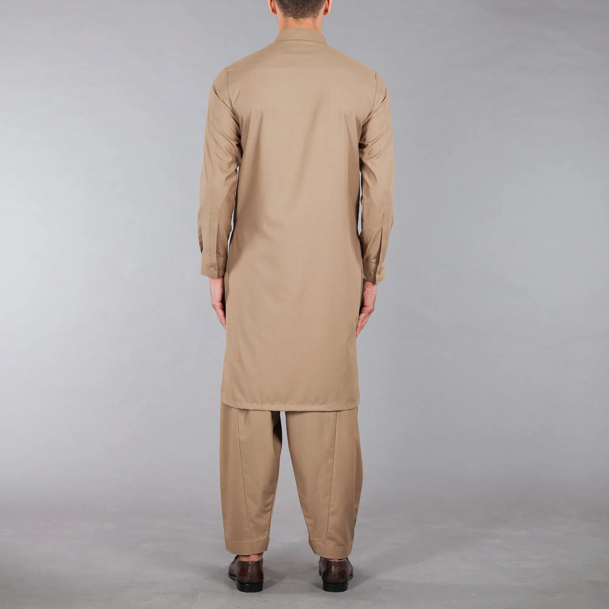 Khaki Shalwar Qameez