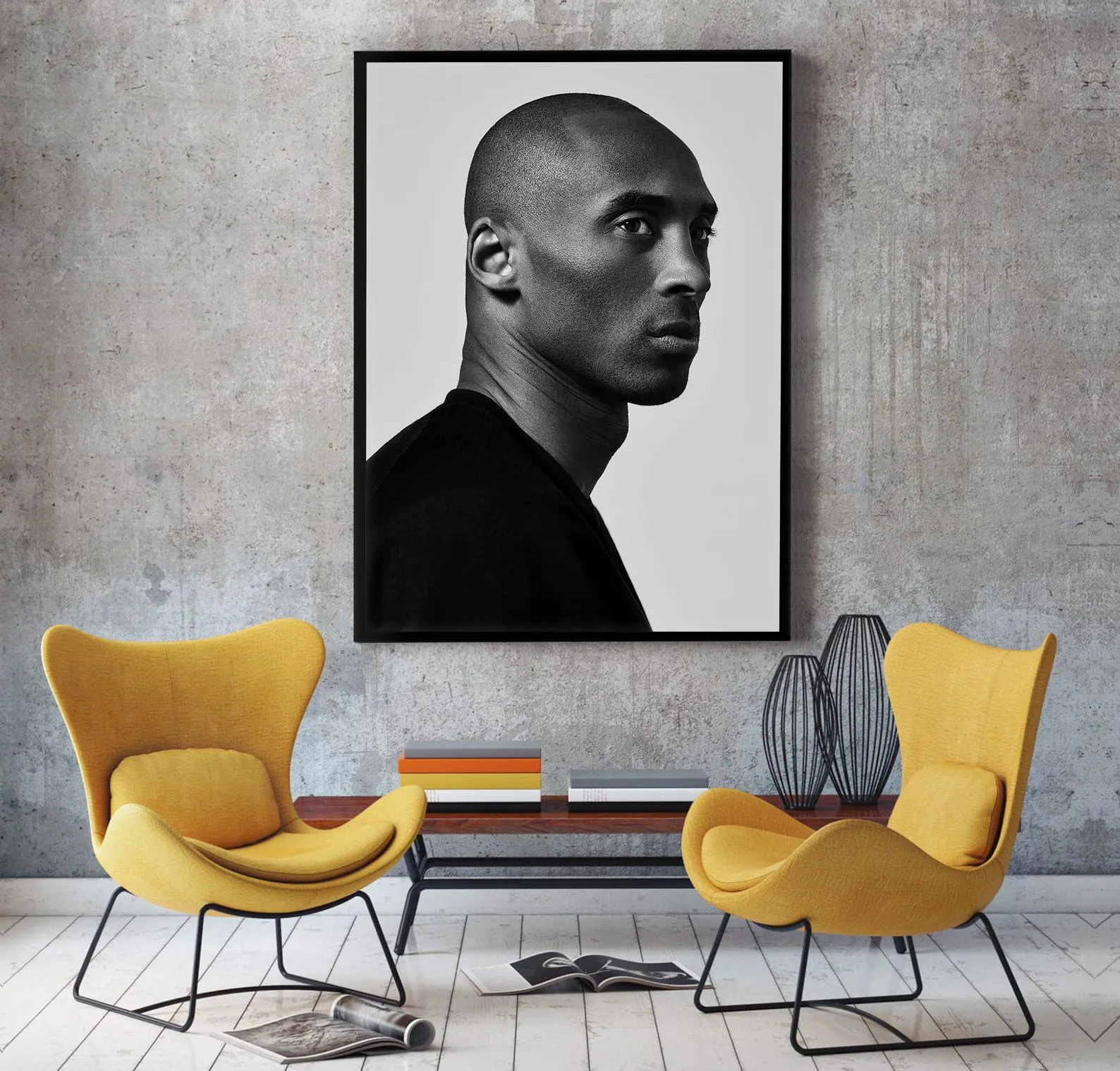 Kobe Bryant Poster, Black Mamba Art, Kobe Poster, Lakers Home Decor, Wall Decor, Custom Poster, Canvas Poster, Rolled Canvas, Wall Art