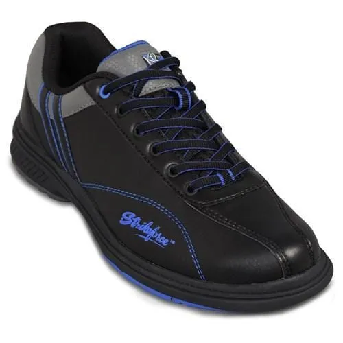 KR Strikeforce Mens Raptor Left Hand Bowling Shoes Black/Royal