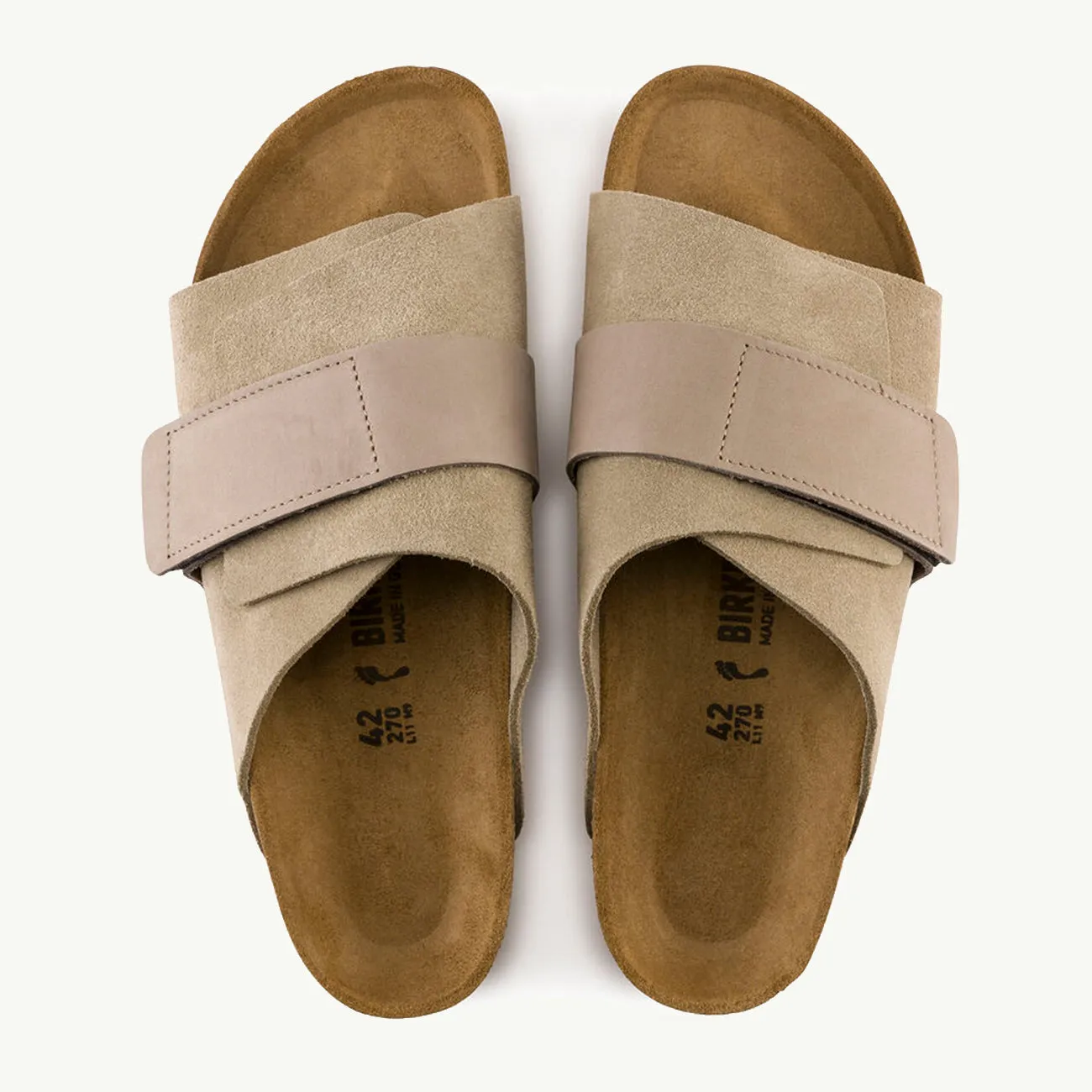 Kyoto Soft Suede Nubuck Regular - Taupe