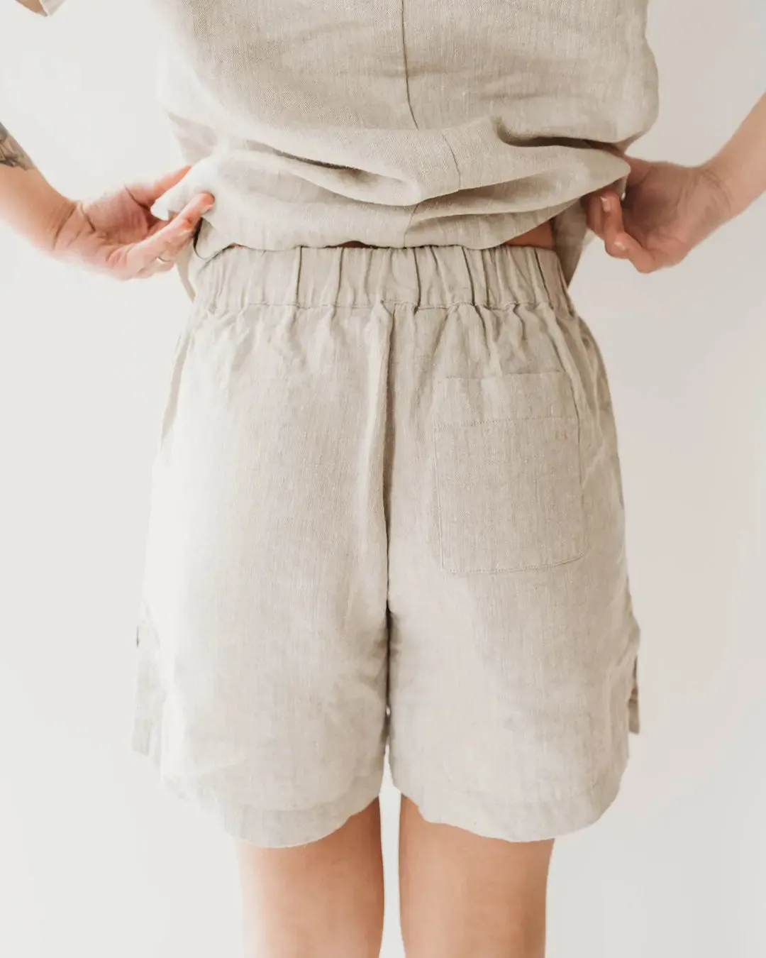 Linen Everyday Shorts - 100% European Flax Linen