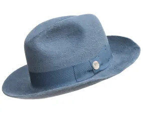 Magill 'Valencia' Fedora in Steel Grey Fur Felt