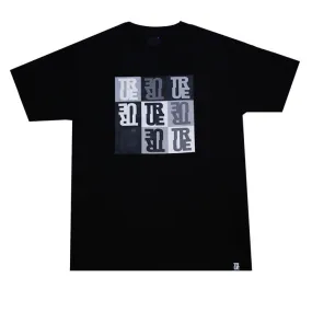 Mens True Squares T-Shirt Black