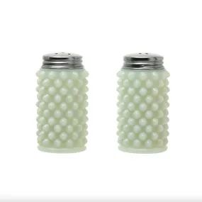 Milk Glass Salt and Pepper Shakers