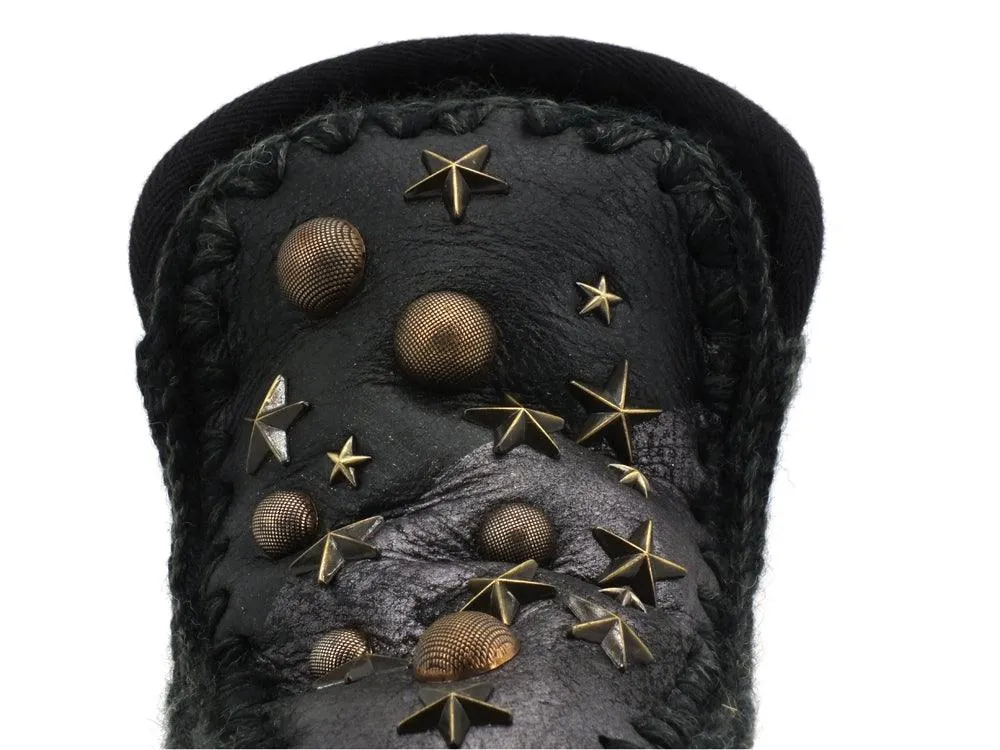 MOU Eskimo Sneaker Metal Print On Black MU.FW111003C