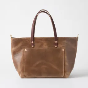 Natural Chromexcel Market Tote