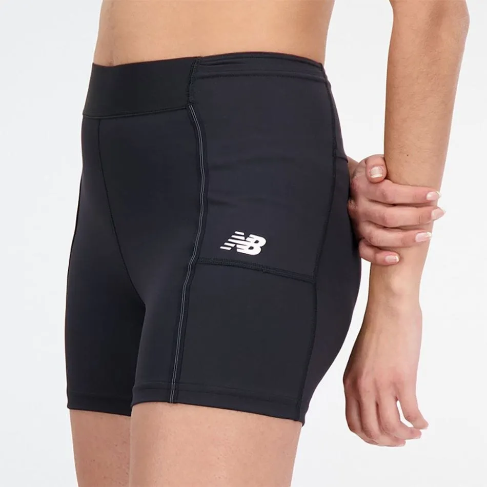 New Balance Women's Q Speed Shape Shield Fitted Short