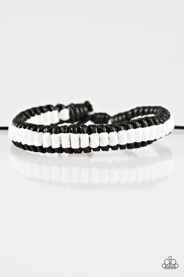 Paparazzi Accessories  - Trail Tracker #M15 Peg - White Bracelet