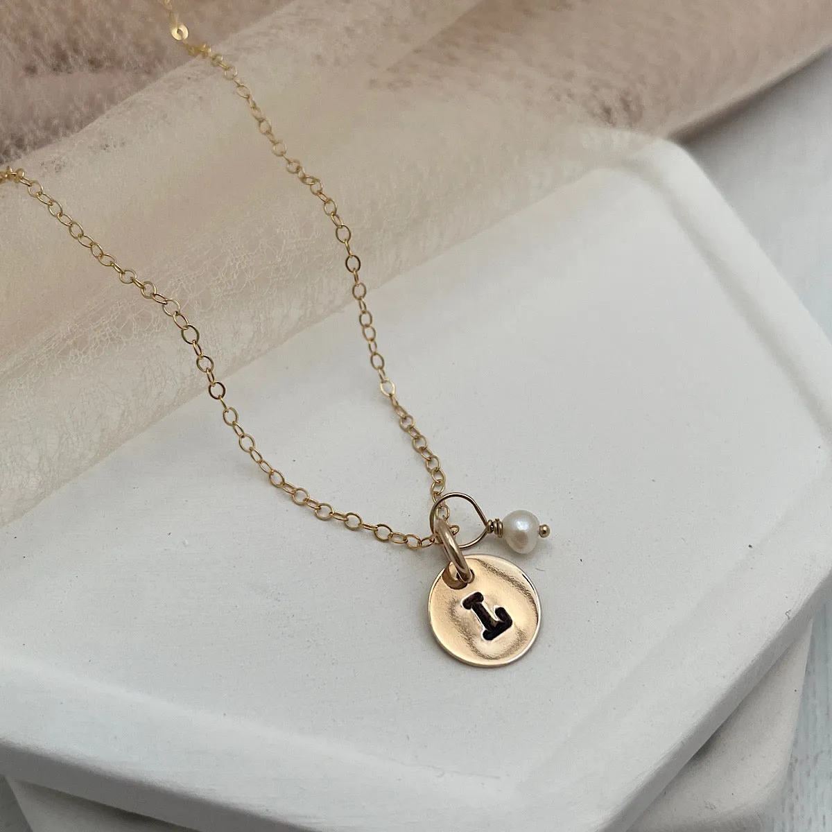 Petite Initial Necklace