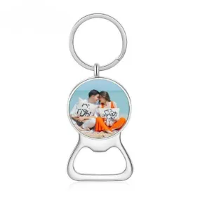 Photo Engraving Bottle Opener keychain