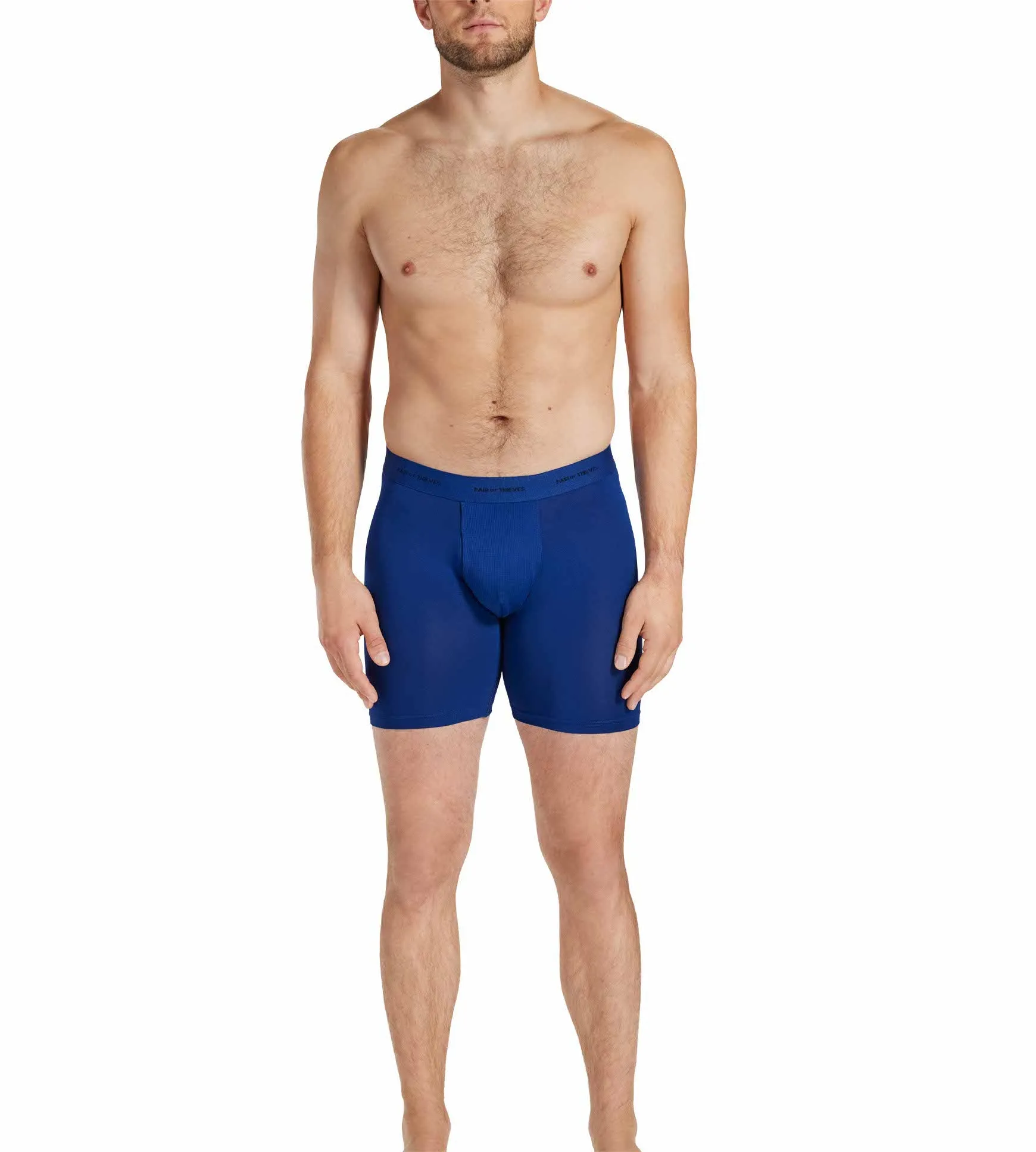 Quick Dry Action Blend Long Boxer Briefs 3 Pack