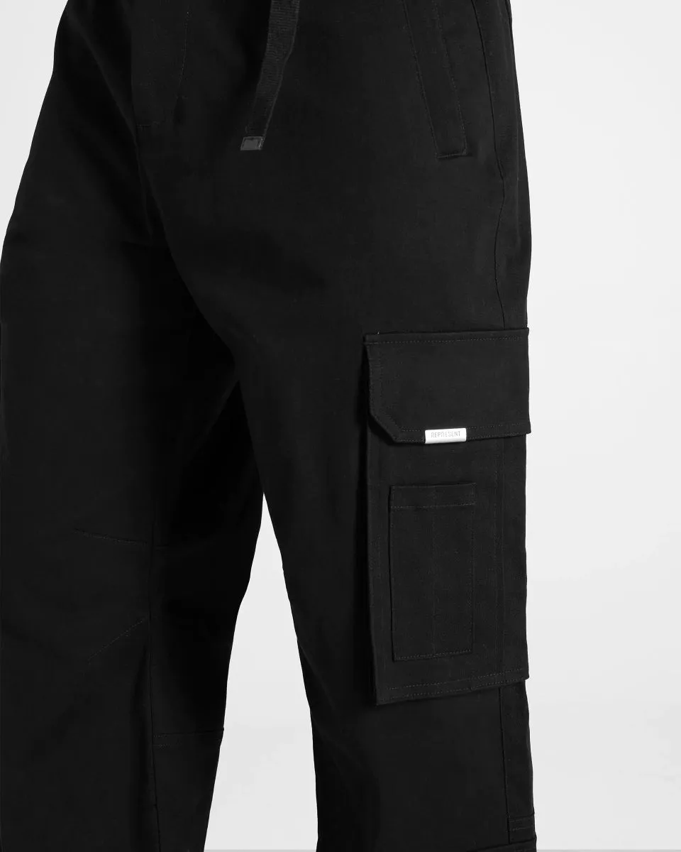 Represent The Cargo Pant Black