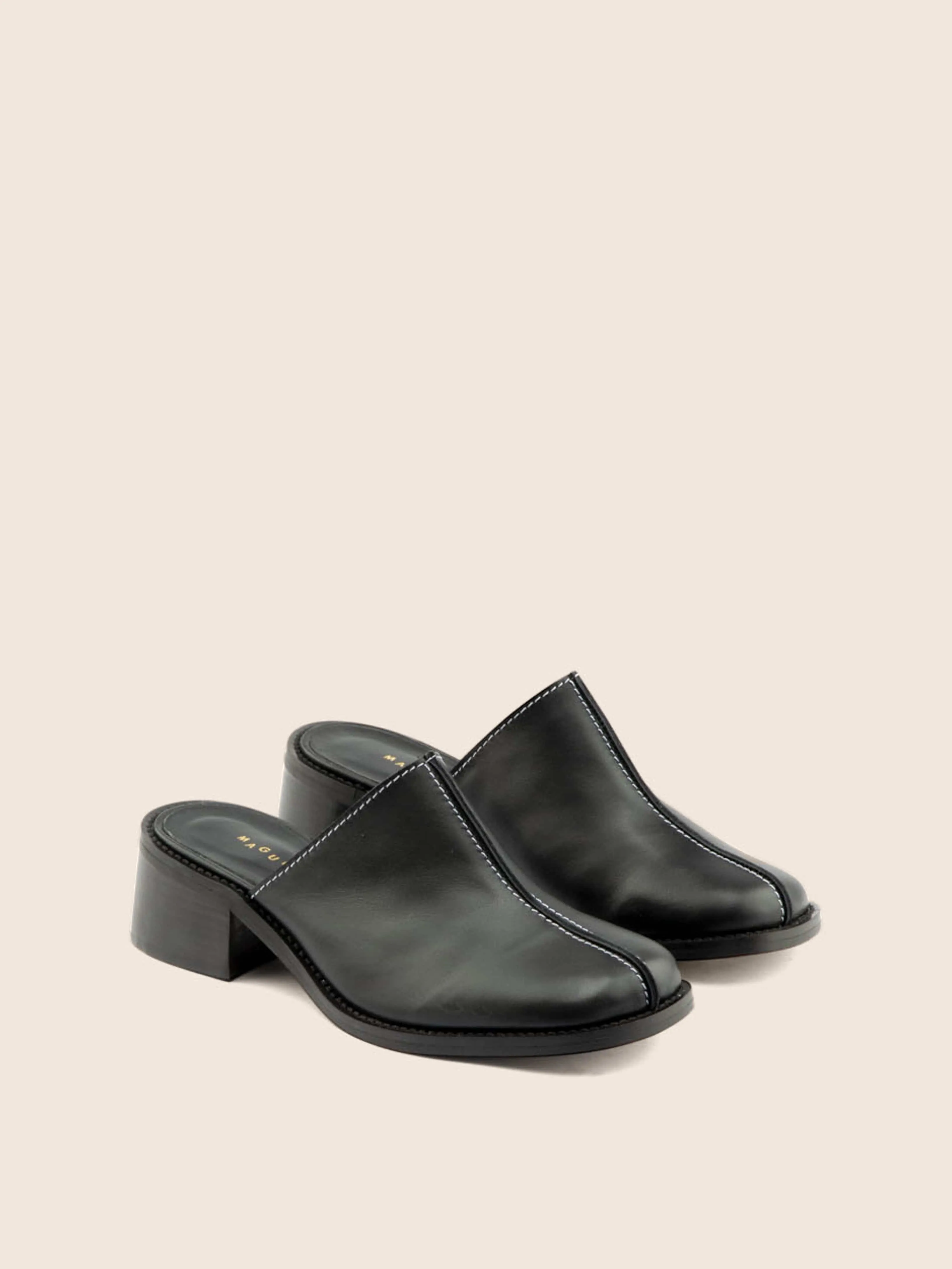 Safara Black Mule