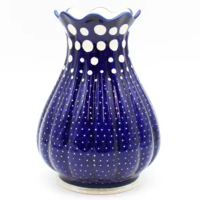 Scalloped Vase in Vortex