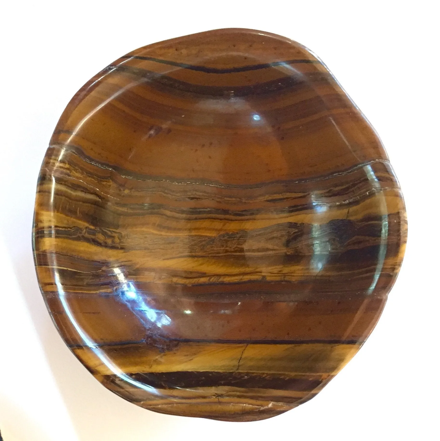 Shining Tigers Eye Dish