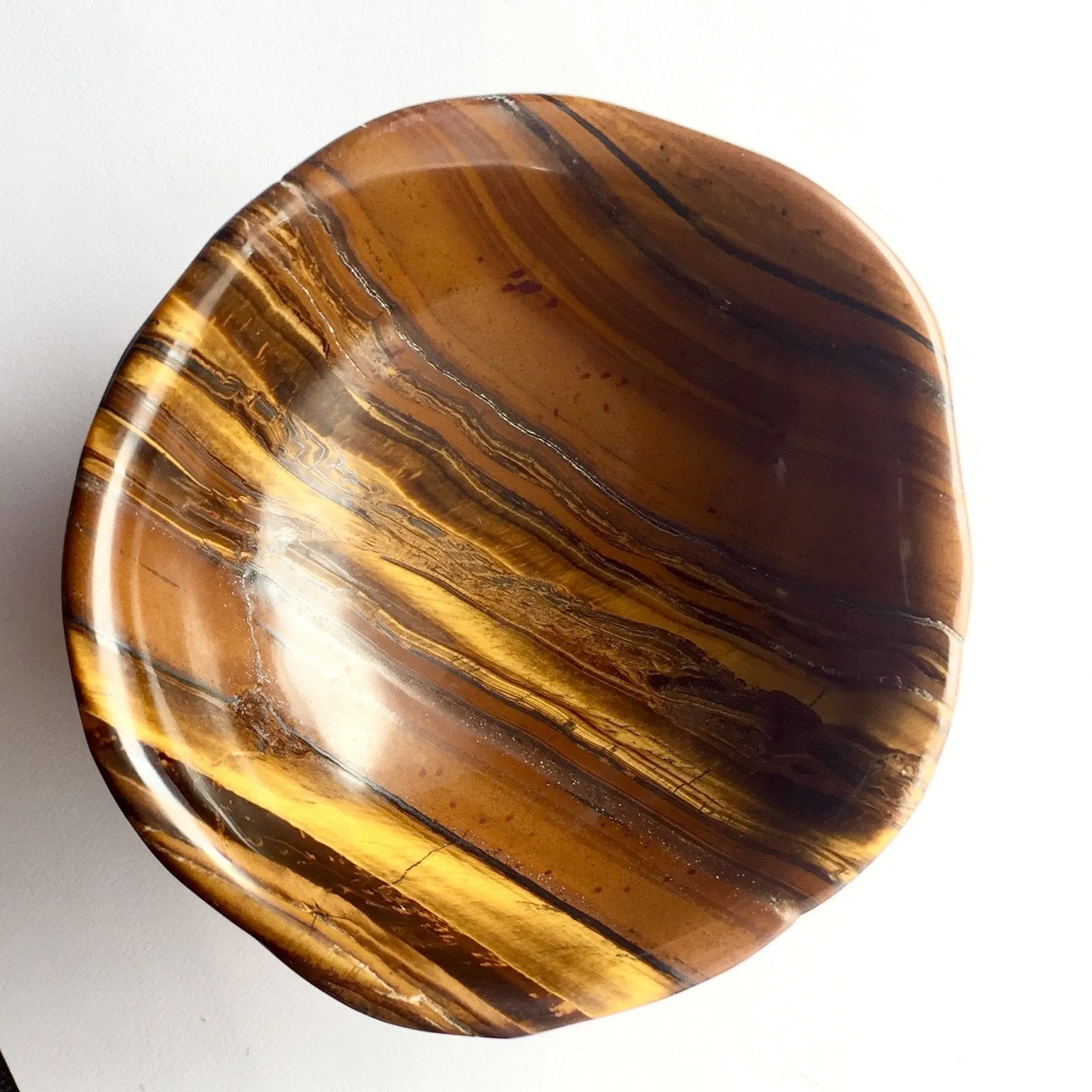 Shining Tigers Eye Dish