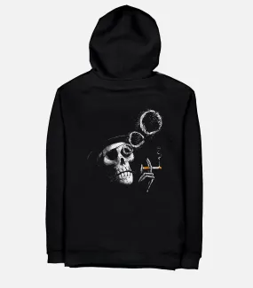 Smoking Skull  | Unisex Adult Zipup