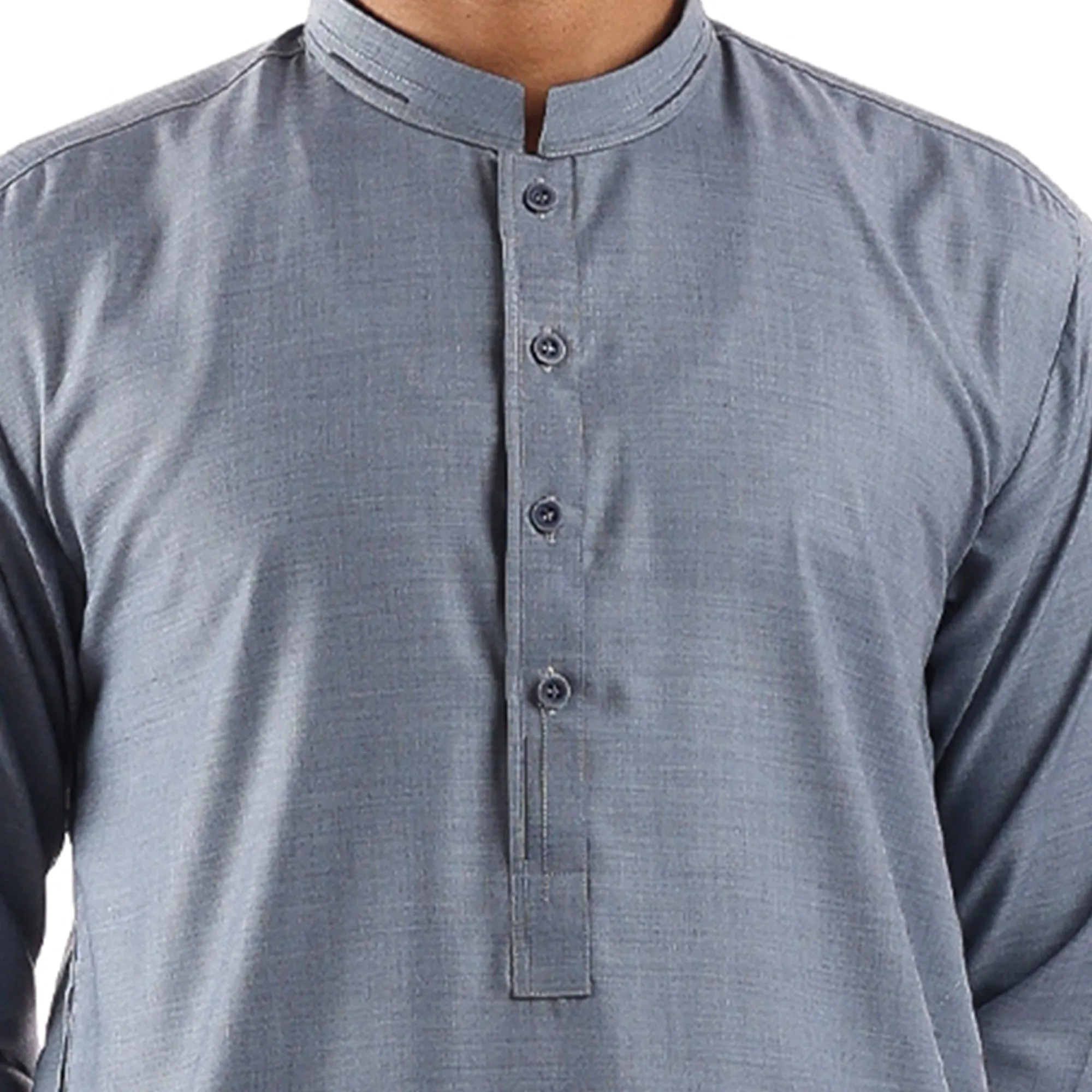 Steel Grey Shalwar Qameez