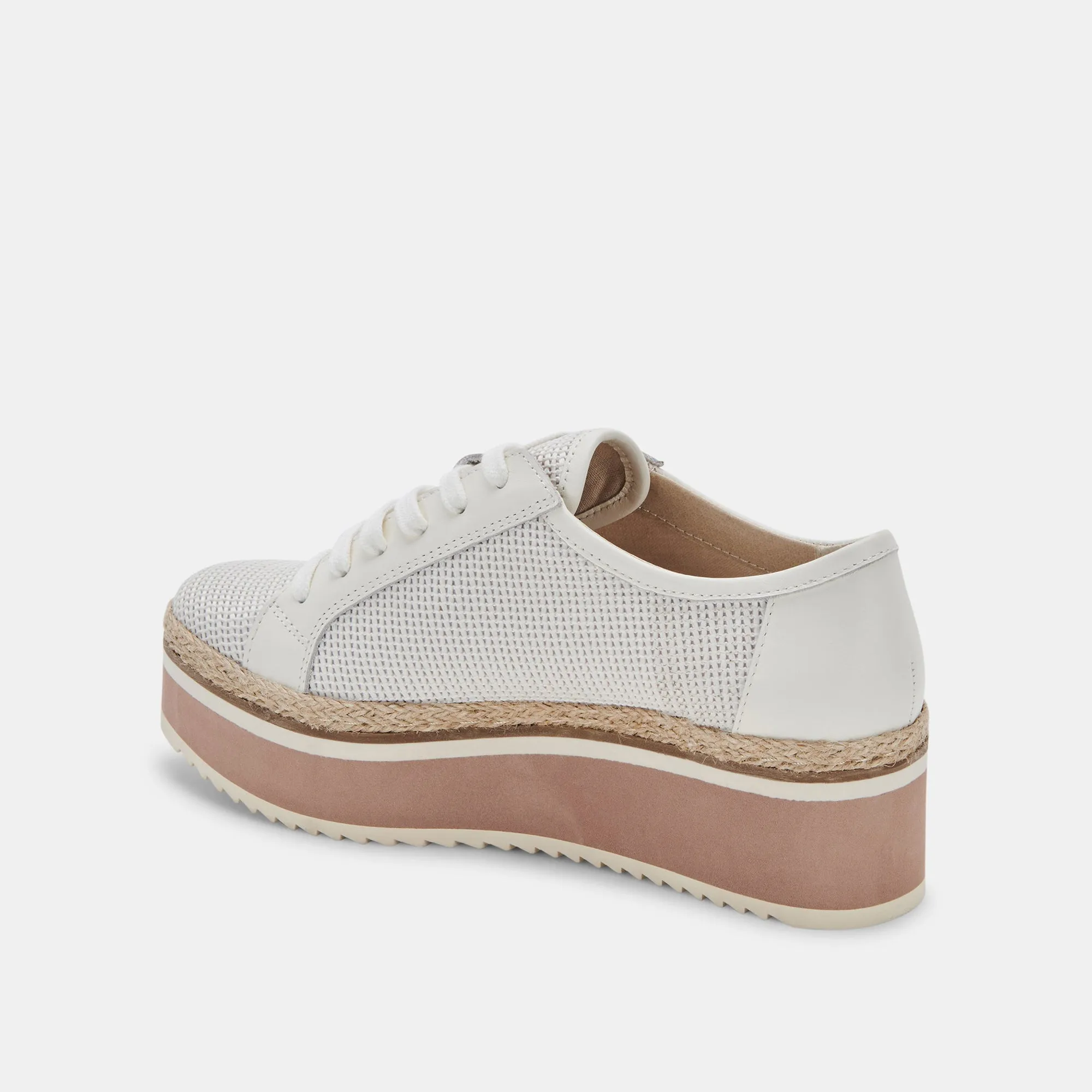 TELAH SNEAKERS WHITE MESH - re:vita