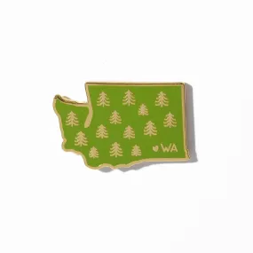 Washington Trees Enamel Pin