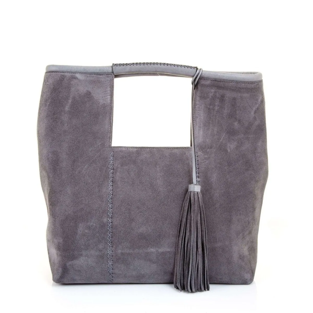 Zeta Suede Leather Large Handbag & Shoulder Bag